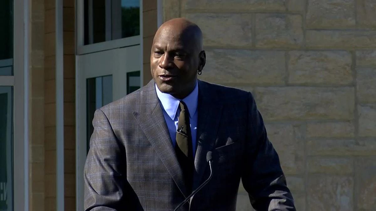 Michael Jordan sheds tear, credits mom at opening of Novant clinic in Charlotte