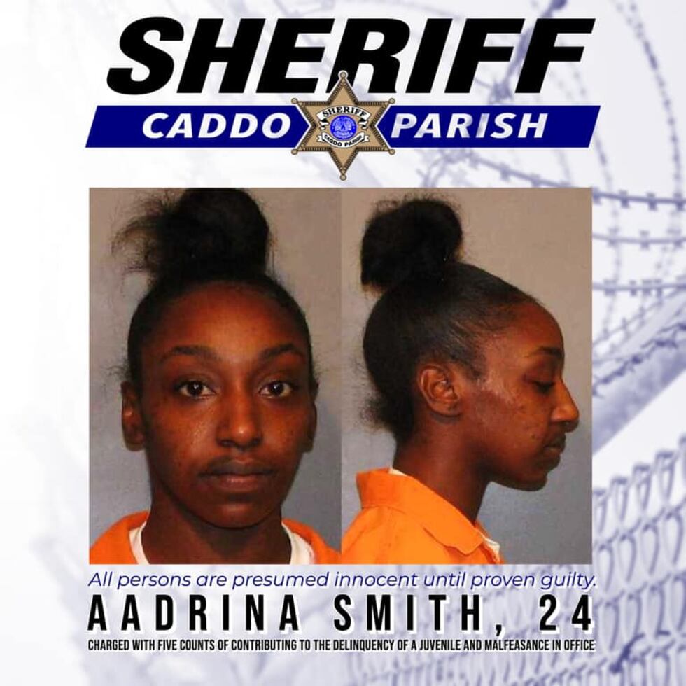 Aadrina Salean Smith, 24, of Vivian, was arrested Sept. 12, 2022, and booked into Caddo...
