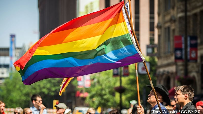 Rainbow flag, Photo Date: June 30, 2013