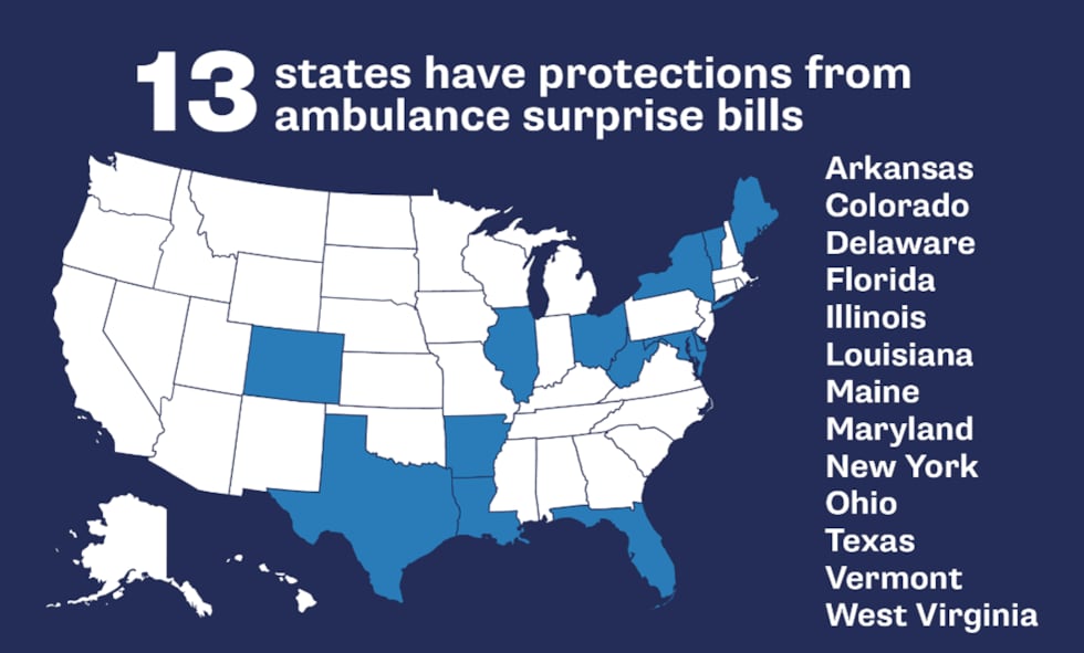 A map of the United States shows Arkansas, Colorado, Delaware, Florida, Illinois, Louisiana,...