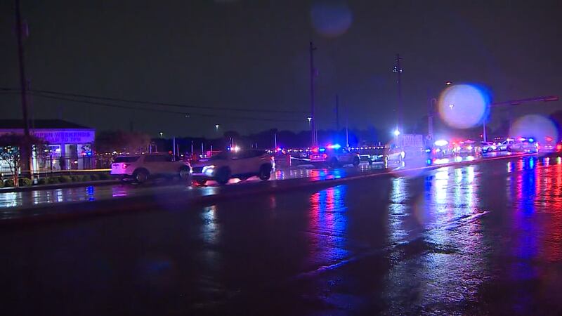 Three children and two adults were shot Sunday at the flea market in the Houston suburb.