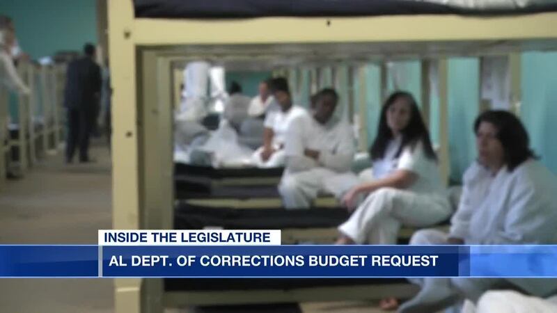 Alabama Dept. of Corrections asks for $27M funding increase