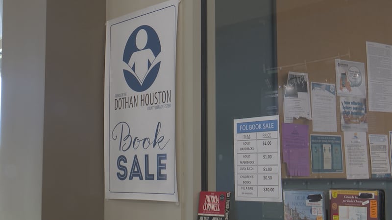 The Friends of the Library generate the majority of their funds through these book sales.