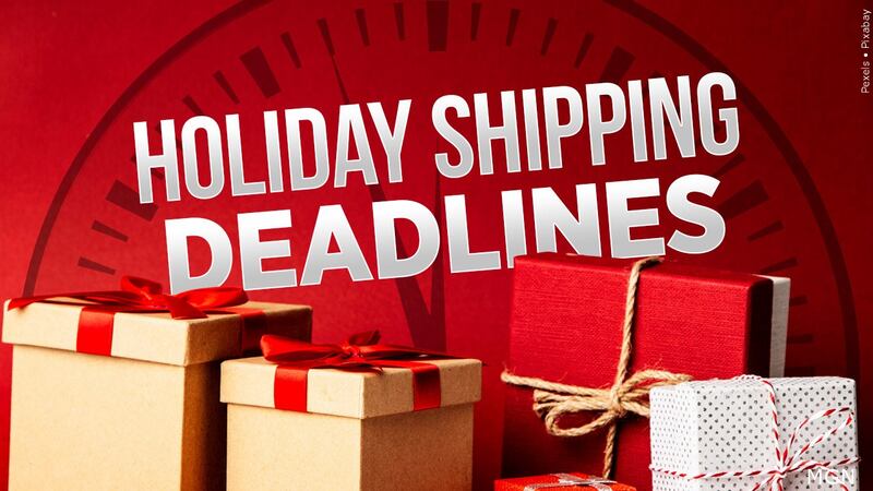 As the holidays draw nearer, so do holiday mailing and shipping deadlines.