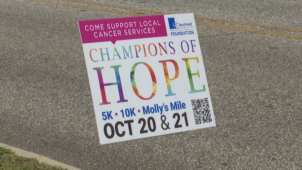 Champions of Hops is a 5k, 10k, and one-mile walk in support of the Southeast Health Cancer...