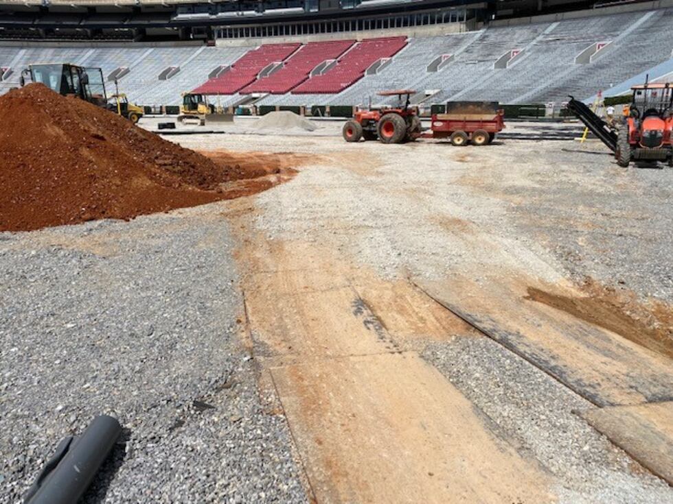 Bryant-Denny Stadium ground work