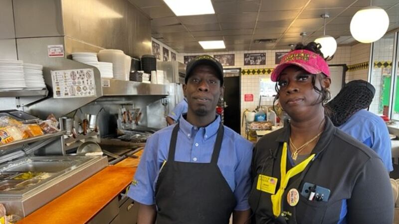 When Pookie White moved from dishwasher to cook, they had a small issue at the Hope Hull...